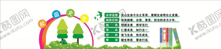 编号：49393407030158437610【酷图网】源文件下载-校园文化墙