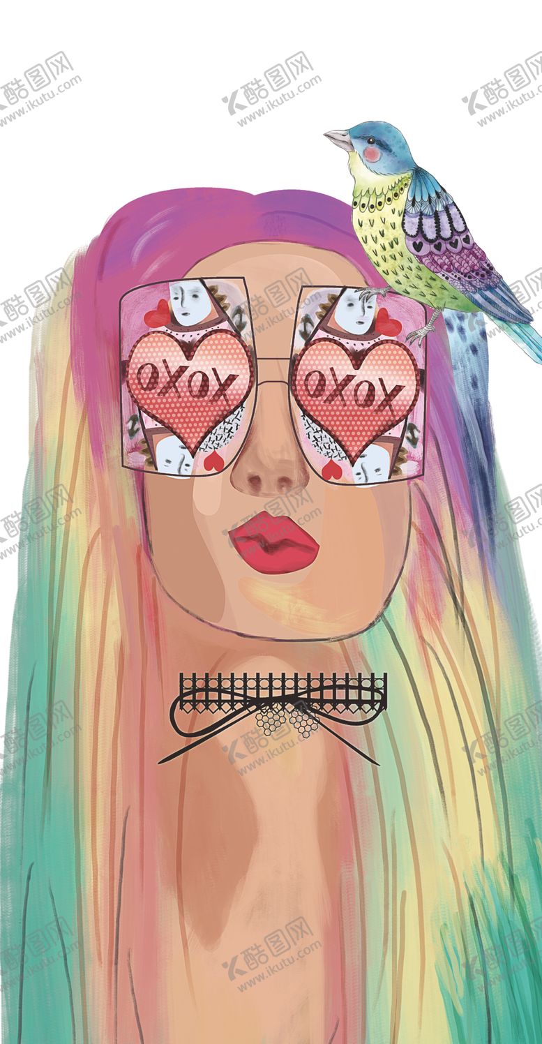 编号：73690109231648408318【酷图网】源文件下载-抽象女人