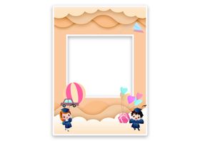 幼儿园手举牌