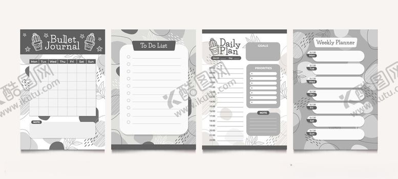 编号：24933811142325419715【酷图网】源文件下载-简约商务风文档模板集合