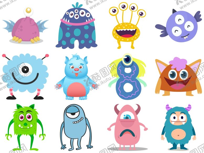 编号：24587109210123043627【酷图网】源文件下载-小怪物
