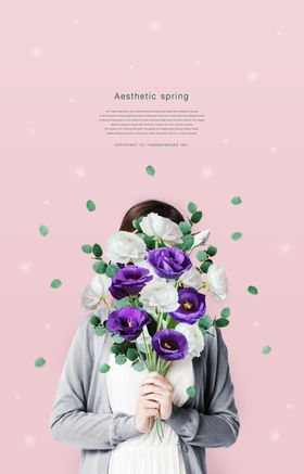鲜花海报图片