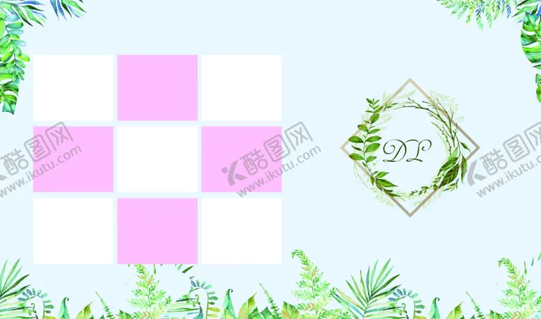 编号：25023810060317299563【酷图网】源文件下载-森系婚礼小清新