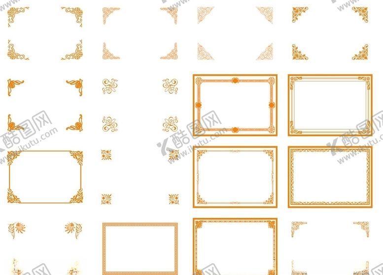 编号：73737610281416171437【酷图网】源文件下载-欧式方边框