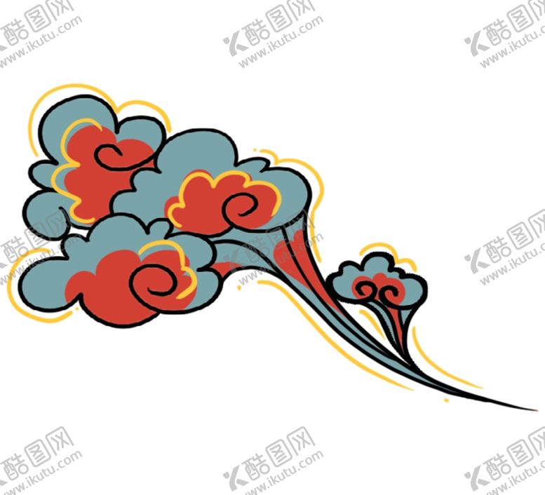 编号：72479202190142011229【酷图网】源文件下载-中国风祥云纹理节日元素