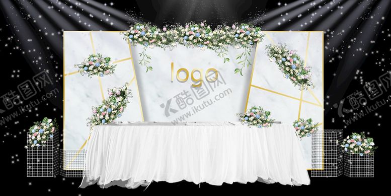 编号：40218309210034503987【酷图网】源文件下载-婚庆舞台 