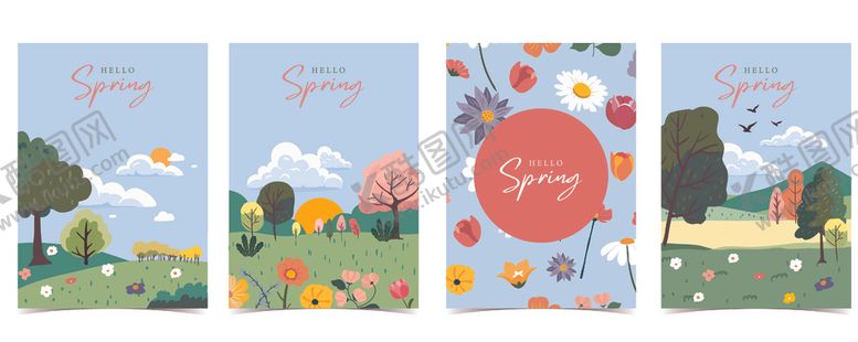 编号：80071204011503553052【酷图网】源文件下载-春季插画