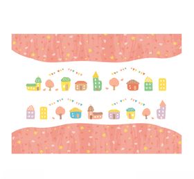 小房子创意卡通背景