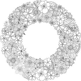 曼陀罗花纹