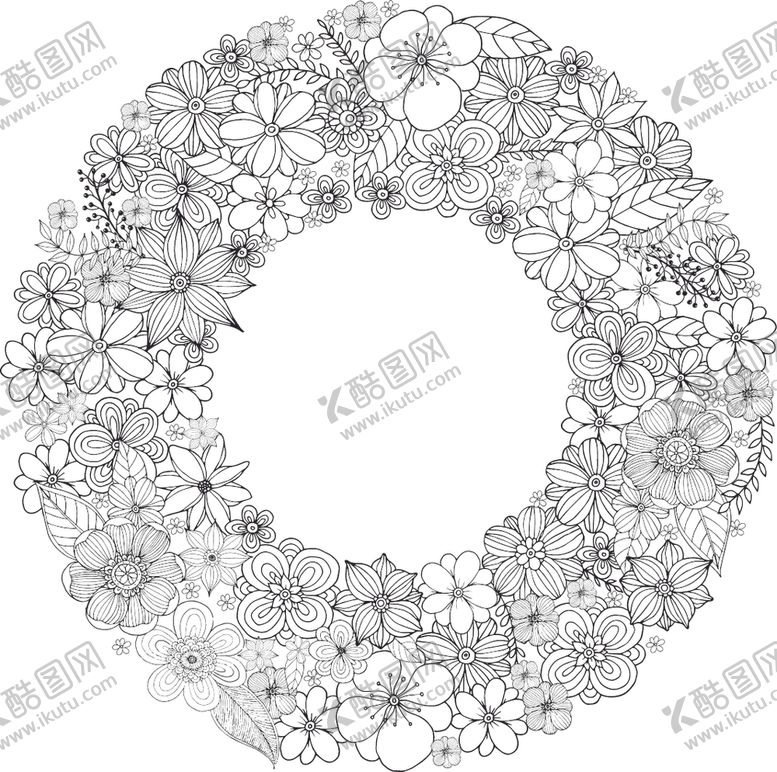 编号：58202807030913515325【酷图网】源文件下载-曼陀罗花纹
