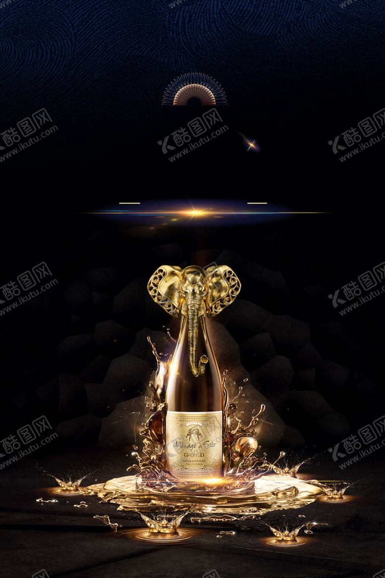 编号：96778005181630378026【酷图网】源文件下载-黑金背景素材