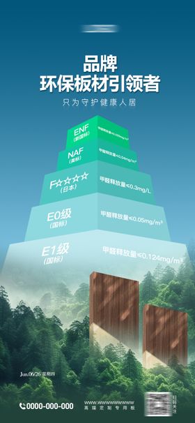 板材健康环保海报