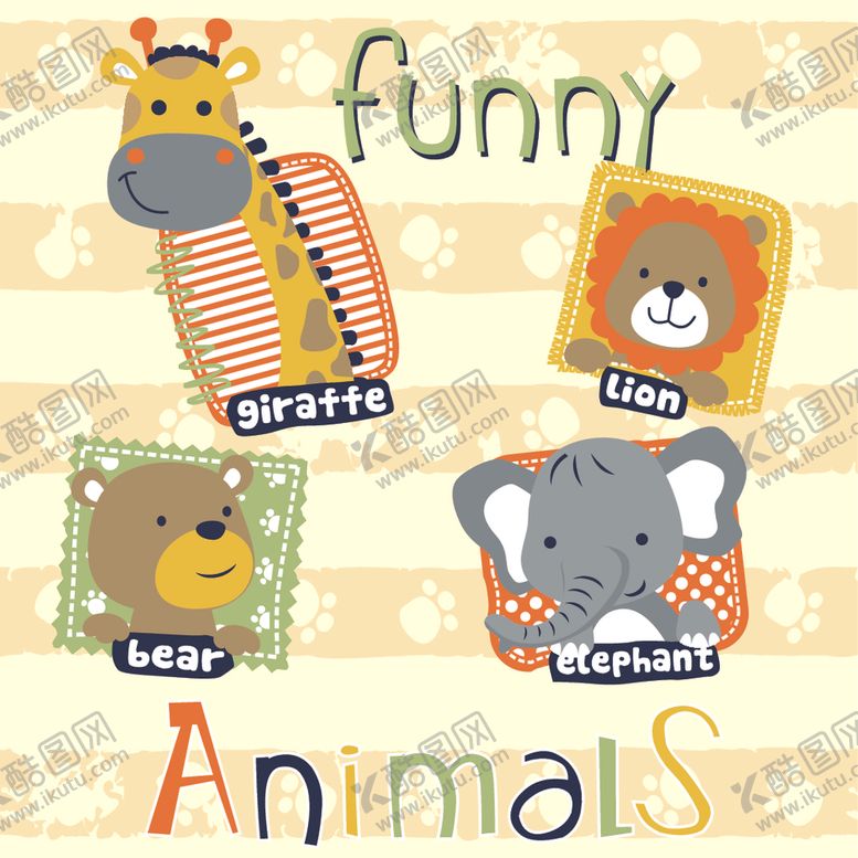 编号：76435909150732177859【酷图网】源文件下载-卡通动物