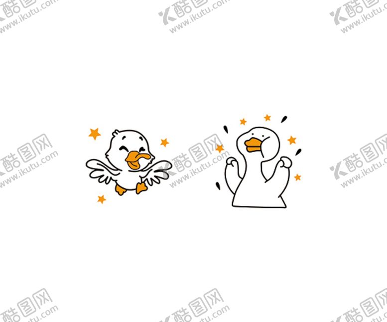 编号：17025310271822307703【酷图网】源文件下载-卡通鸭二