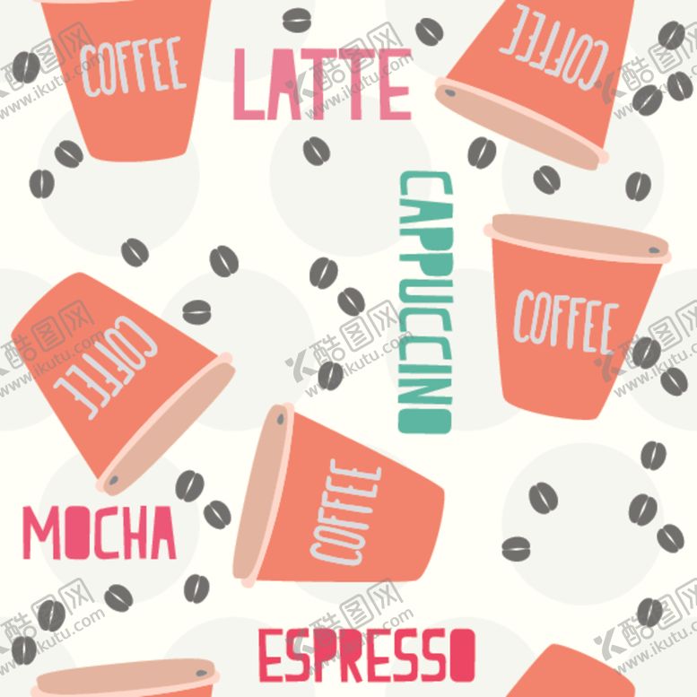 编号：35223409110952196689【酷图网】源文件下载-食物卡通彩色背景图案