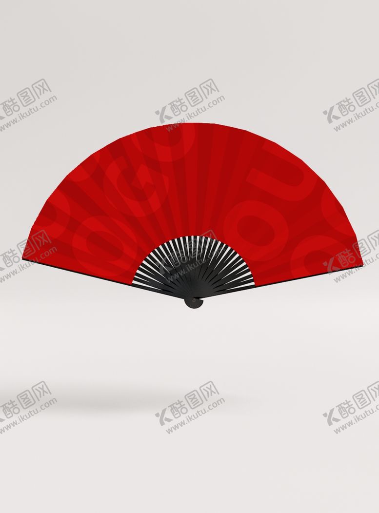 编号：76297201191622293319【酷图网】源文件下载-扇子画面样机
