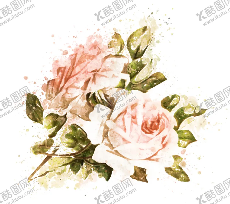 编号：51568107032045372269【酷图网】源文件下载-手绘花卉