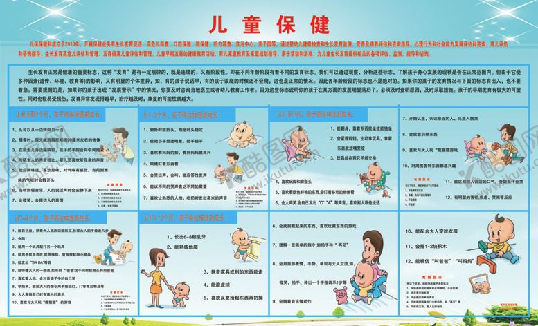 编号：56869107042031449859【酷图网】源文件下载-儿童保健展板