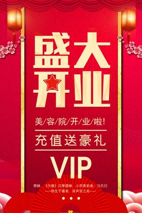 新店开业海报