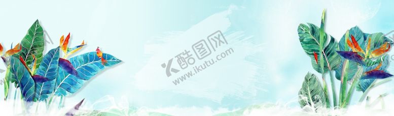 编号：44608307131257384856【酷图网】源文件下载-热带植物背景