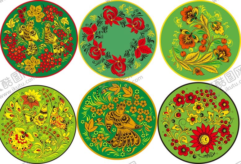 编号：85268709200713072046【酷图网】源文件下载-绿色圆形底图