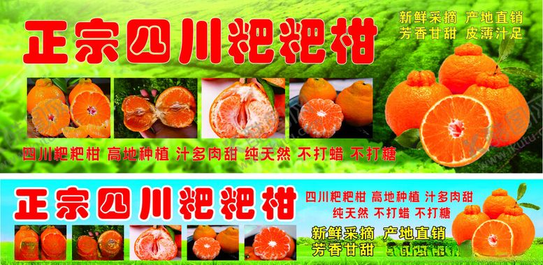 编号：52559703010018527139【酷图网】源文件下载-粑粑柑招牌