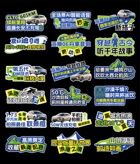 汽车拍照打卡手举牌