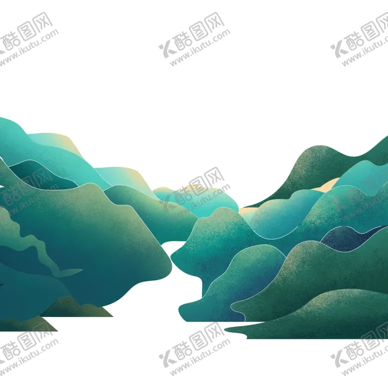 编号：65824003272139341665【酷图网】源文件下载-绿色山丘元素