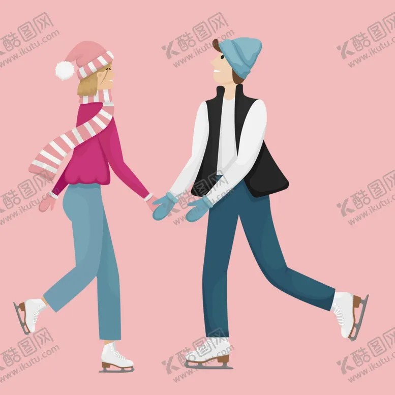 编号：38859202202333371871【酷图网】源文件下载-手绘情侣恋人