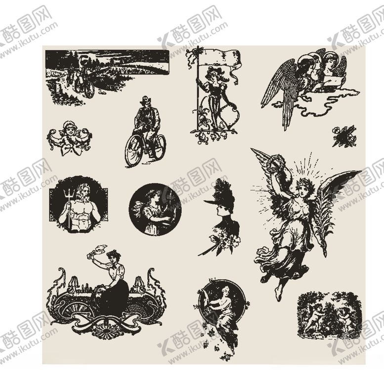 编号：98746911010010353217【酷图网】源文件下载-欧式复古花纹