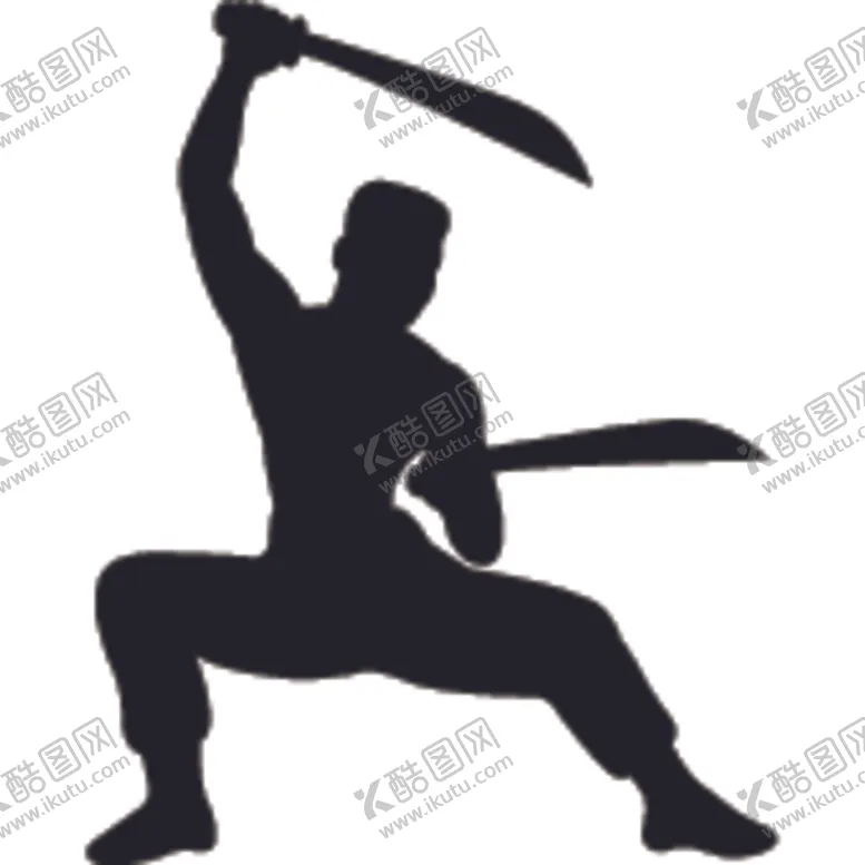 编号：27843404060024512759【酷图网】源文件下载-武术格斗剪影