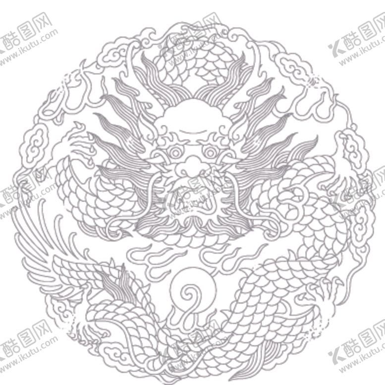 编号：65529904301345127074【酷图网】源文件下载-龙形象设计图案