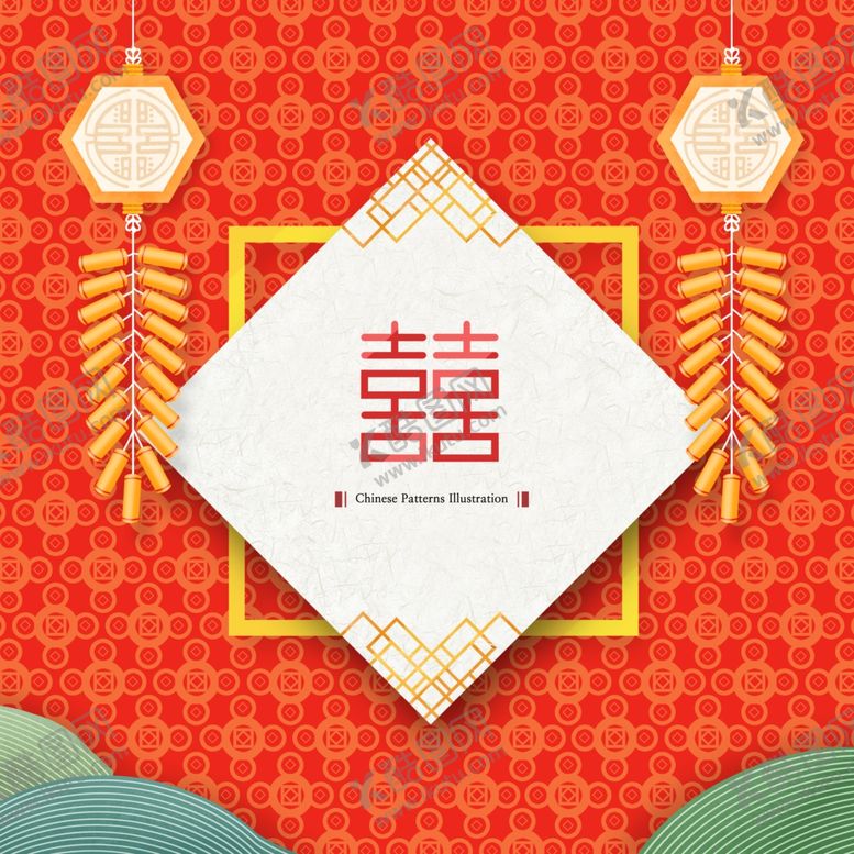 编号：72473510271058059077【酷图网】源文件下载-新年背景