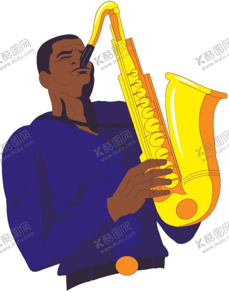 编号：14792210302224398246【酷图网】源文件下载-萨克斯演奏