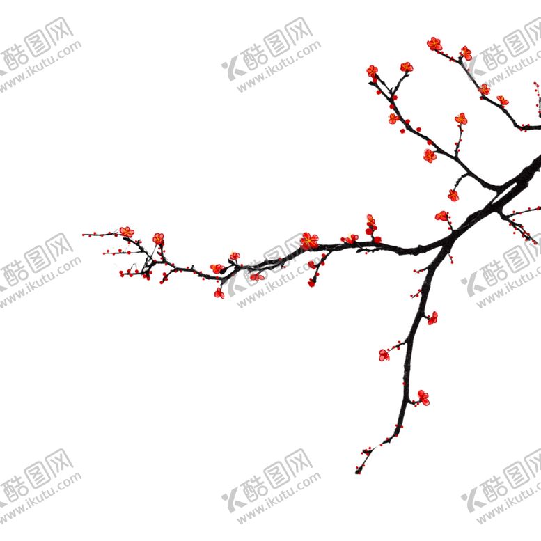 编号：58366609221937442519【酷图网】源文件下载-中国风水墨梅