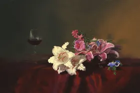 花卉静物油画数码高清绘