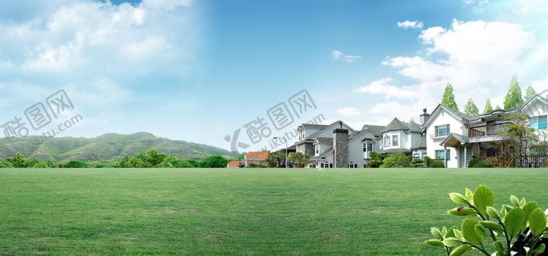 编号：56175409190855294632【酷图网】源文件下载-蓝天白云草地