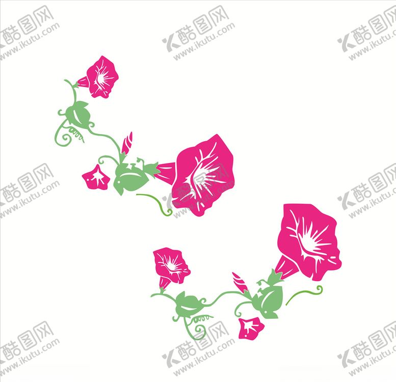 编号：54830107060104282969【酷图网】源文件下载-牵牛花