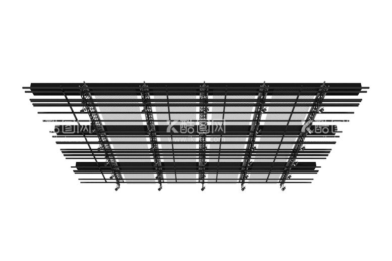 编号：52140511271542538263【酷图网】源文件下载-舞台钢架天棚3d模型