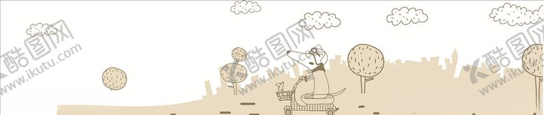 编号：40716507060719083523【酷图网】源文件下载-卡通树木小动物插画