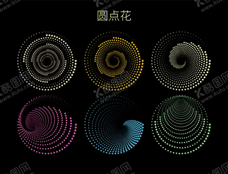 编号：60314709190542072396【酷图网】源文件下载-圆点花卉