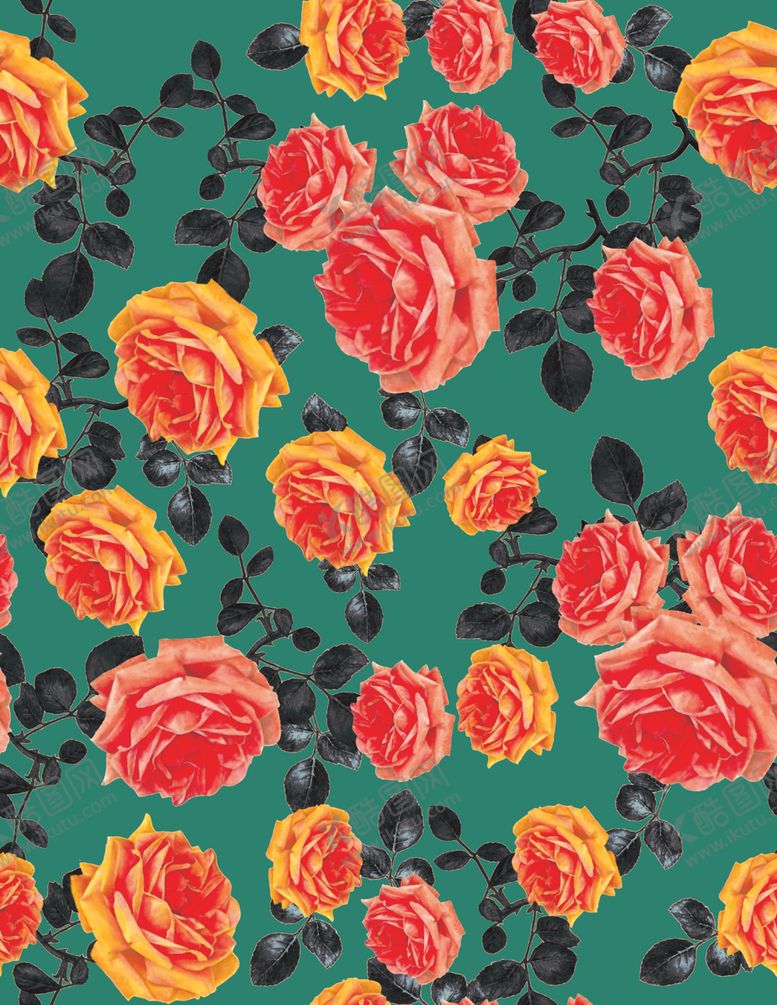 编号：41492710061336445520【酷图网】源文件下载-数码印花热转印数码印花图案