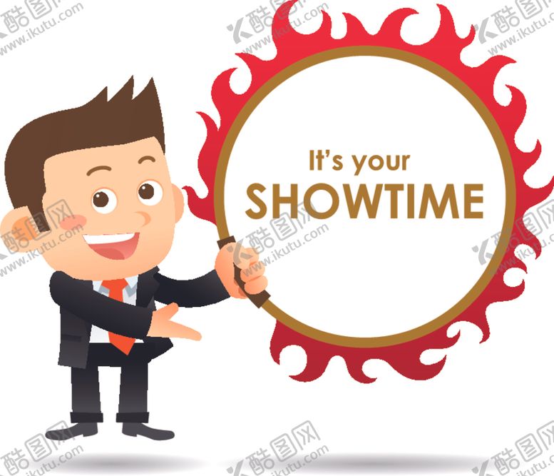 编号：14034209211804484530【酷图网】源文件下载-卡通商务男性