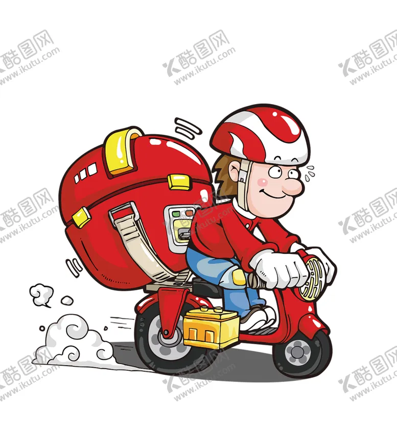 编号：43181506300332435203【酷图网】源文件下载-送餐员