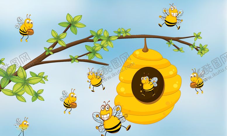 编号：69957009250828327298【酷图网】源文件下载-蜜蜂