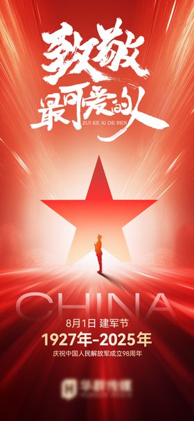 建军节海报