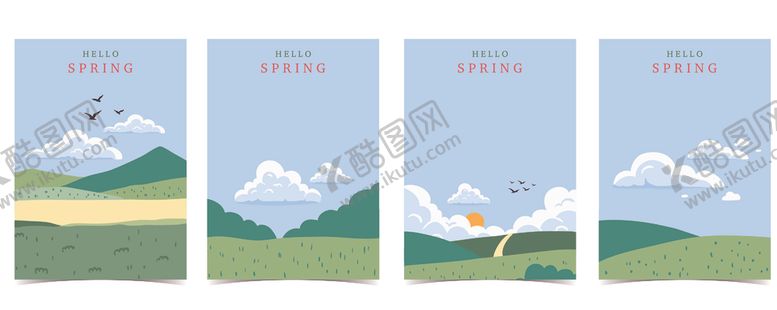 编号：85988004011410311330【酷图网】源文件下载-清新自然风景插图