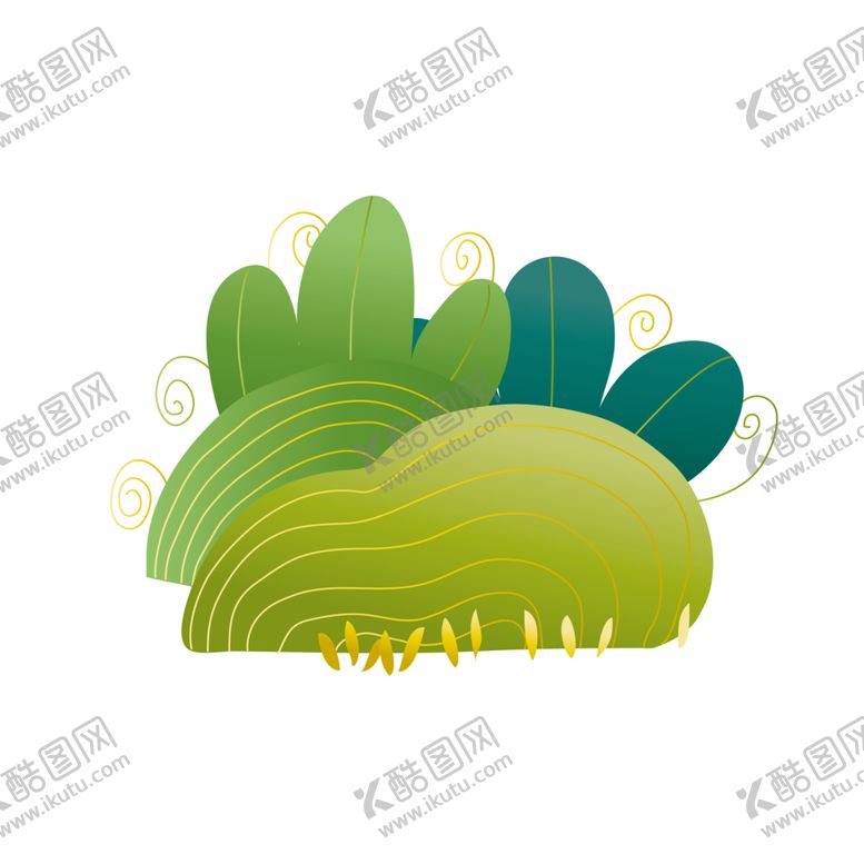 编号：16760802120825418030【酷图网】源文件下载-春天小清新树从手绘装饰插画