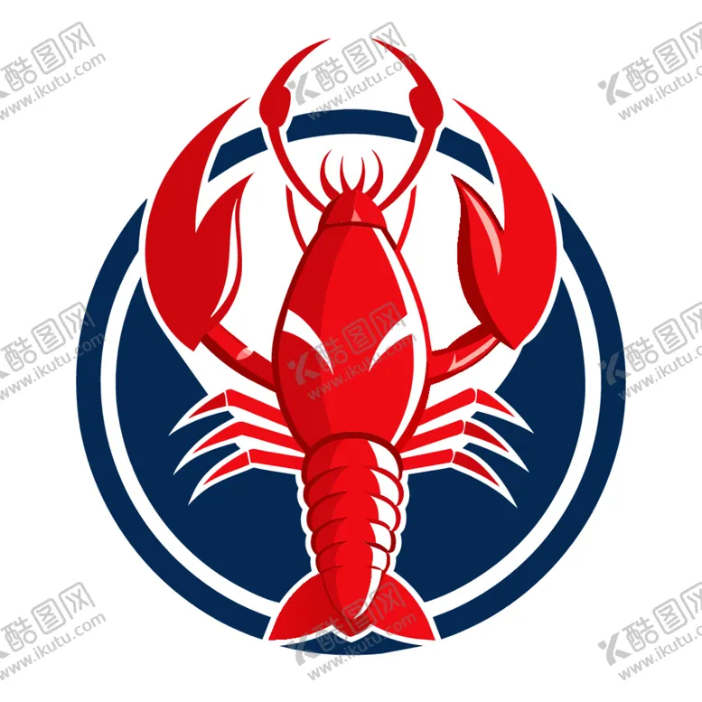 编号：61844101150507499715【酷图网】源文件下载-龙虾logo