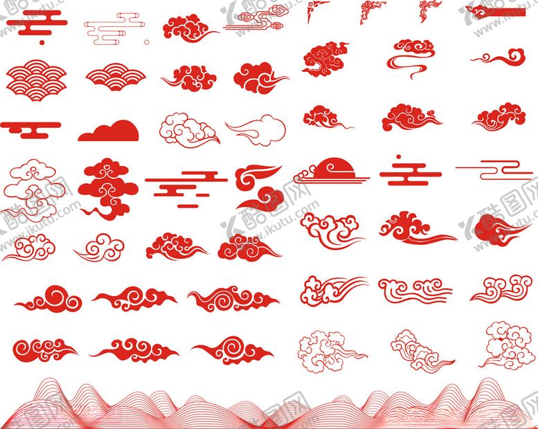 编号：58760104061237512654【酷图网】源文件下载-矢量祥云